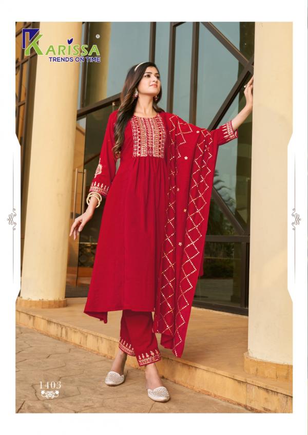 Karissa R Na Fancy Wear Viscose  ready made  Collection